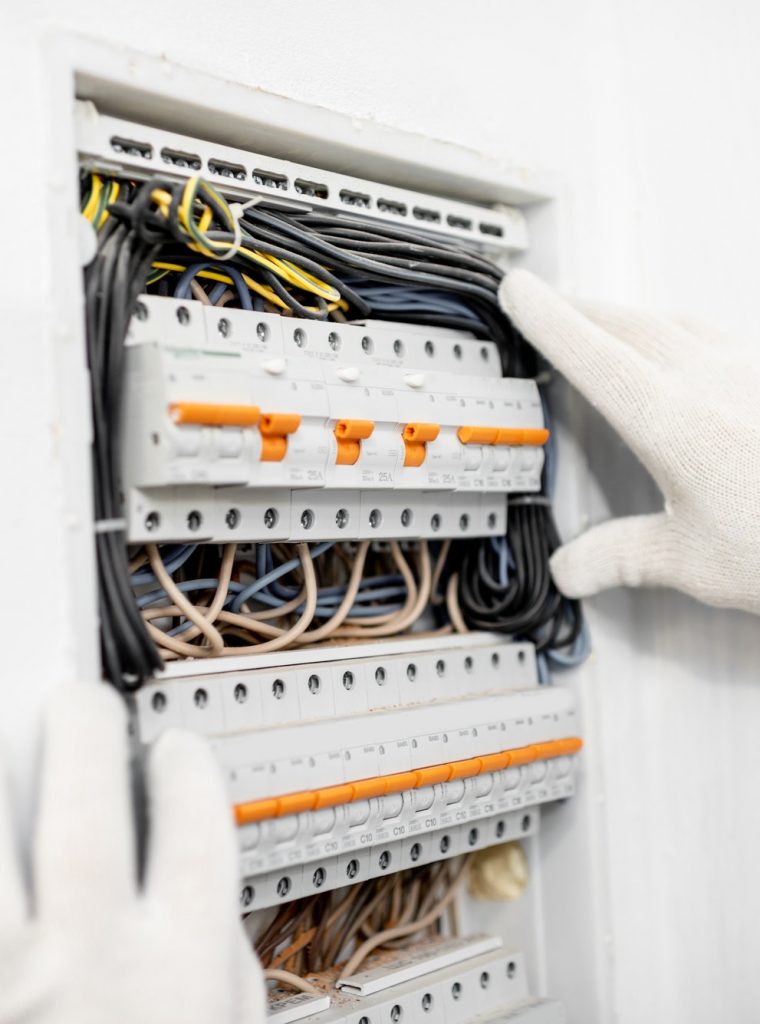 Installing or repairing electrical panel