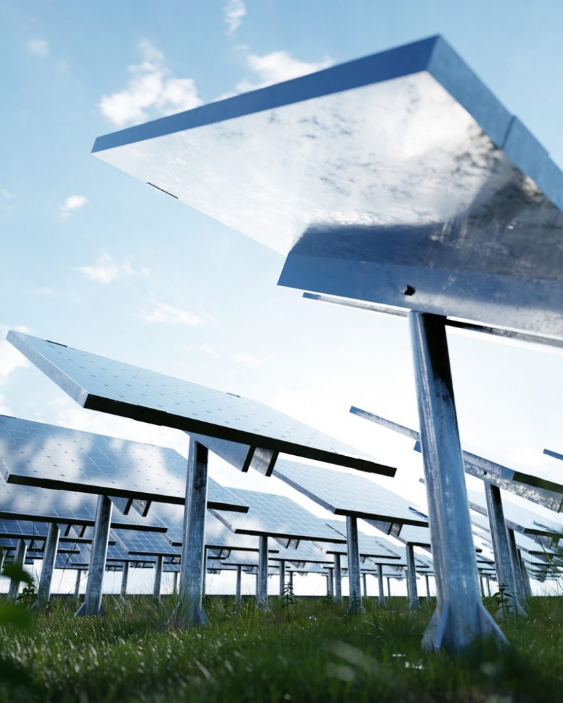 Solar photovoltaic panels array system